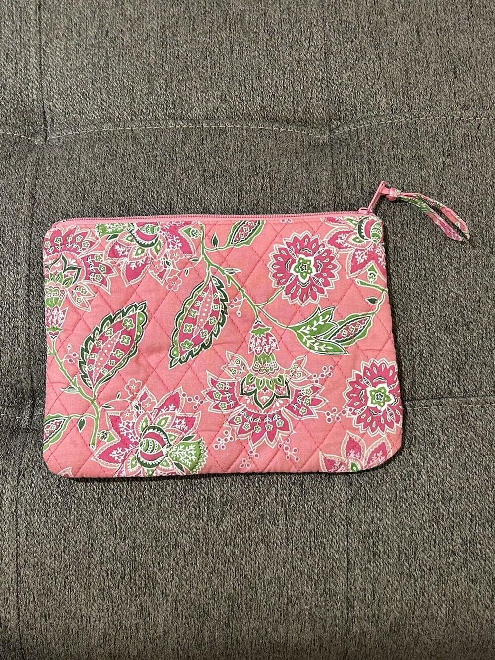 Tanya Lee Quilted Makeup Bag Pink Purse